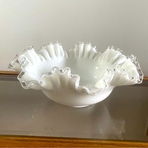 Fenton Silver Crest “Silvercrest” Bowl